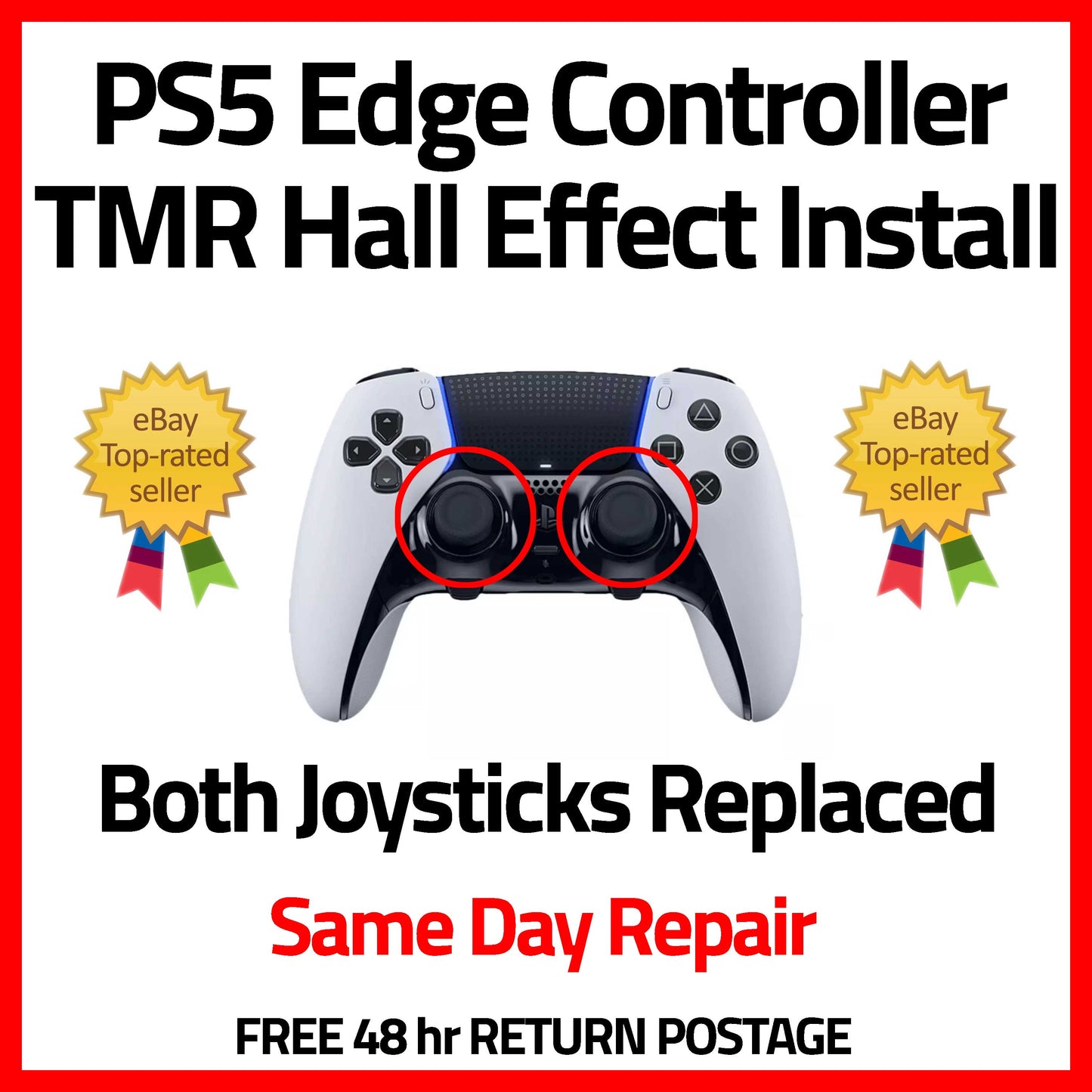 PS5 Edge Controller HALL EFFECT Joystick Upgrade Service