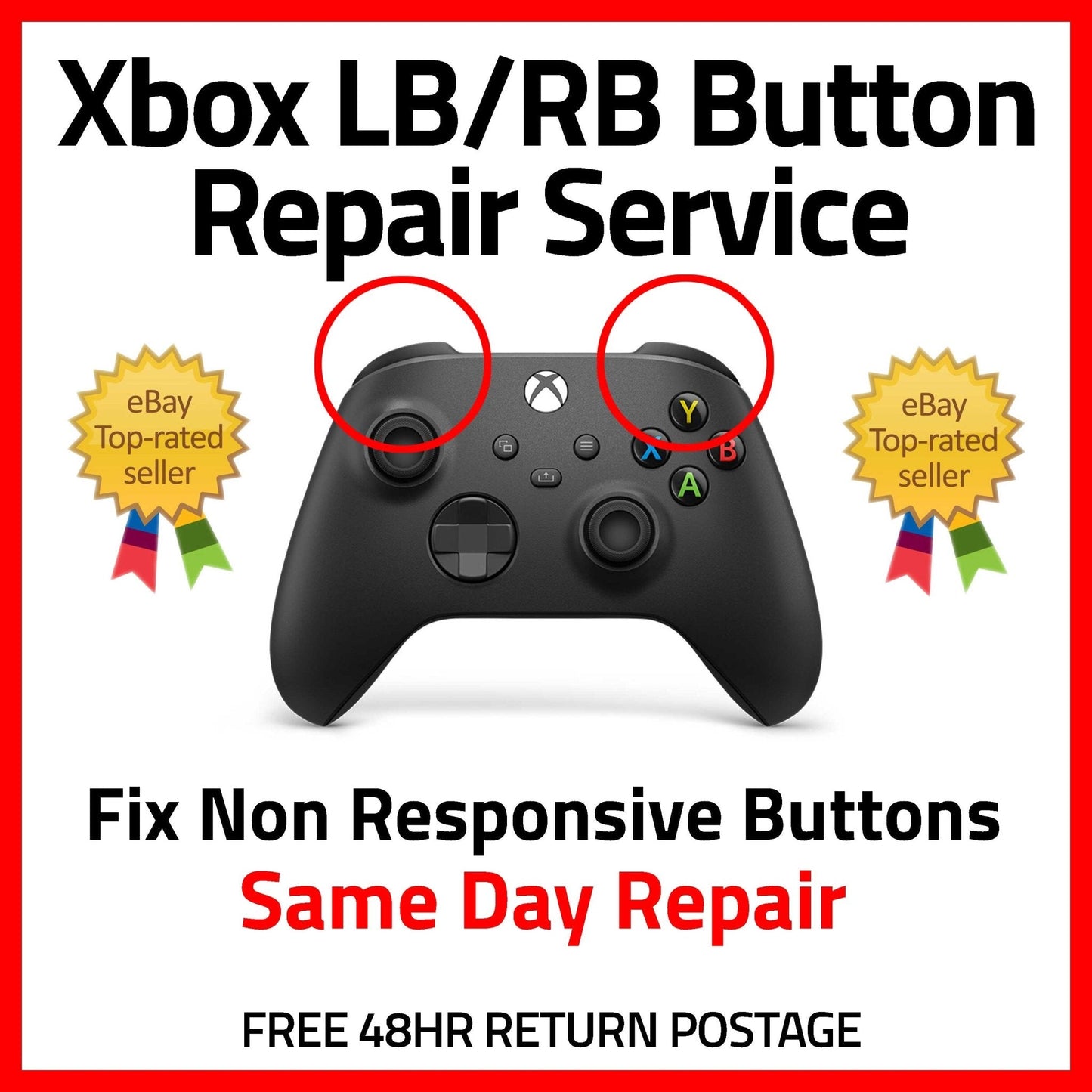 LB/RB Button Repair Xbox Series Controller - Game Gear Garage