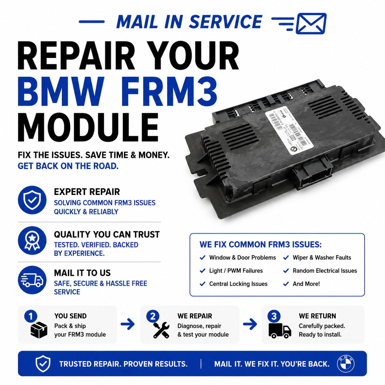 bmw frm module repair