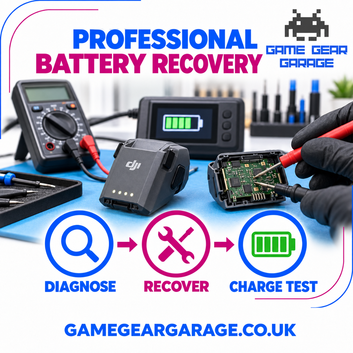DJI Spark battery repair service