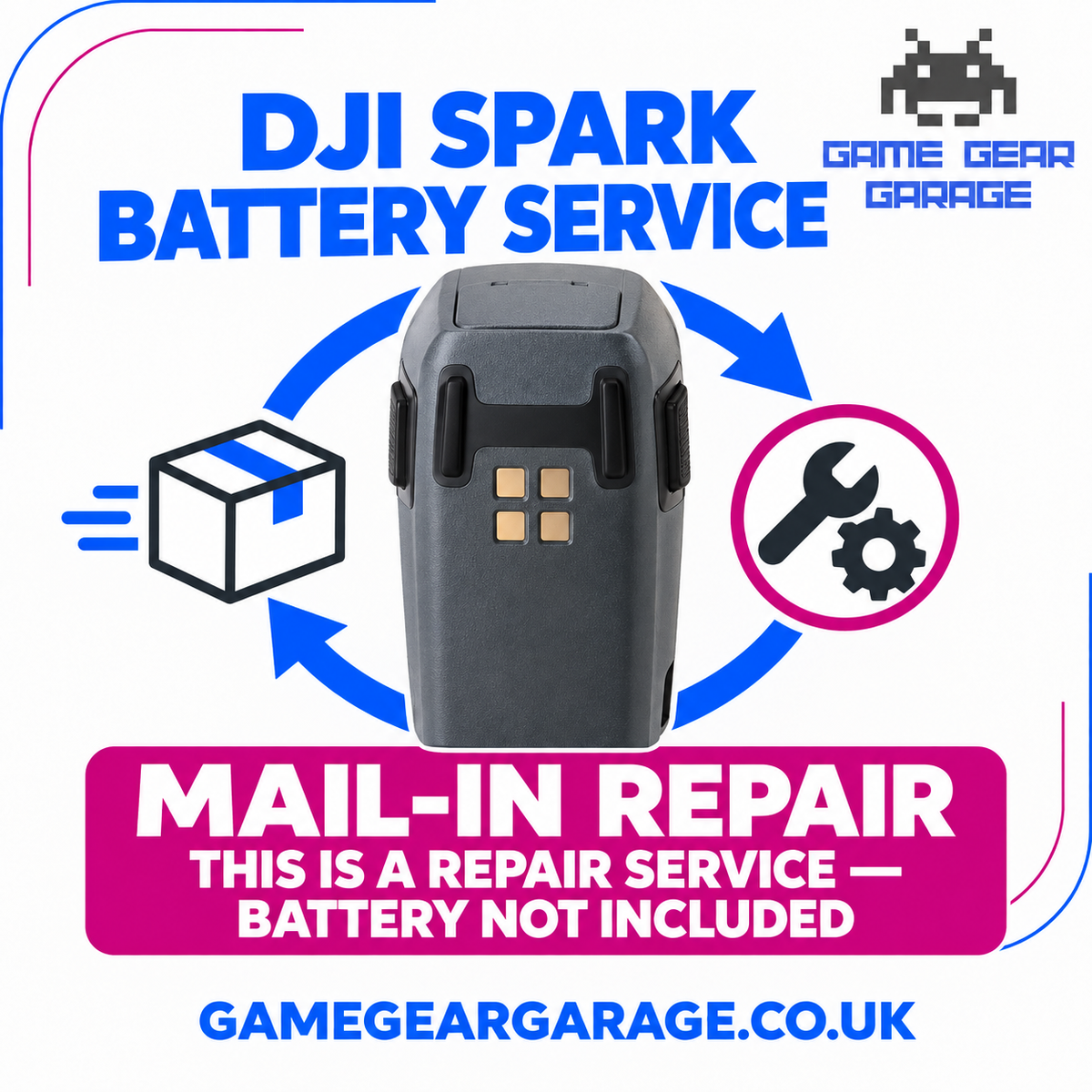 DJI Spark battery repair service
