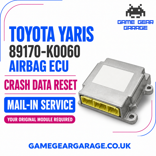 Crash Data Reset Service - Toyota Yaris 89170-K0060 Airbag