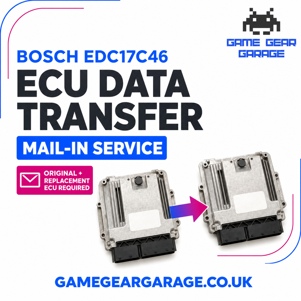 Bosch EDC17C46 ECU Data Transfer Cloning Service