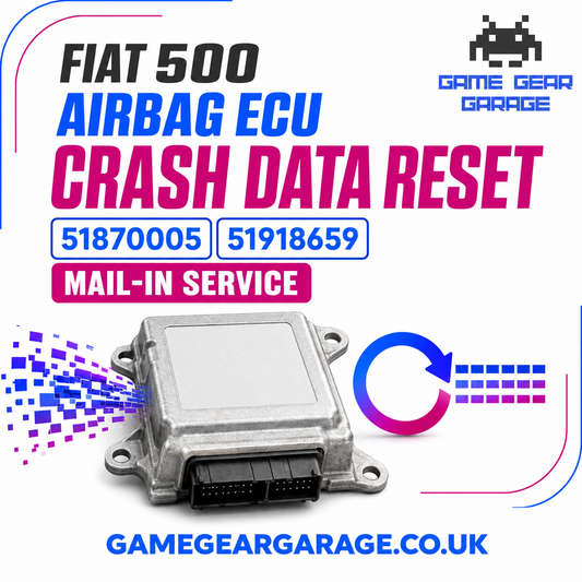 Crash Data Reset Service - Fiat 500 Airbag ECU