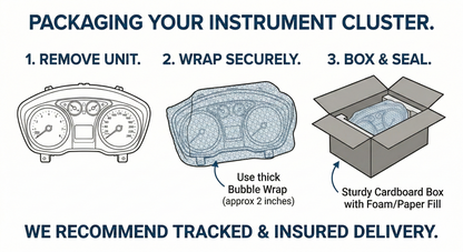 Instrument Cluster Repair Service Ford Focus, C-Max & Kuga (2007-2011)