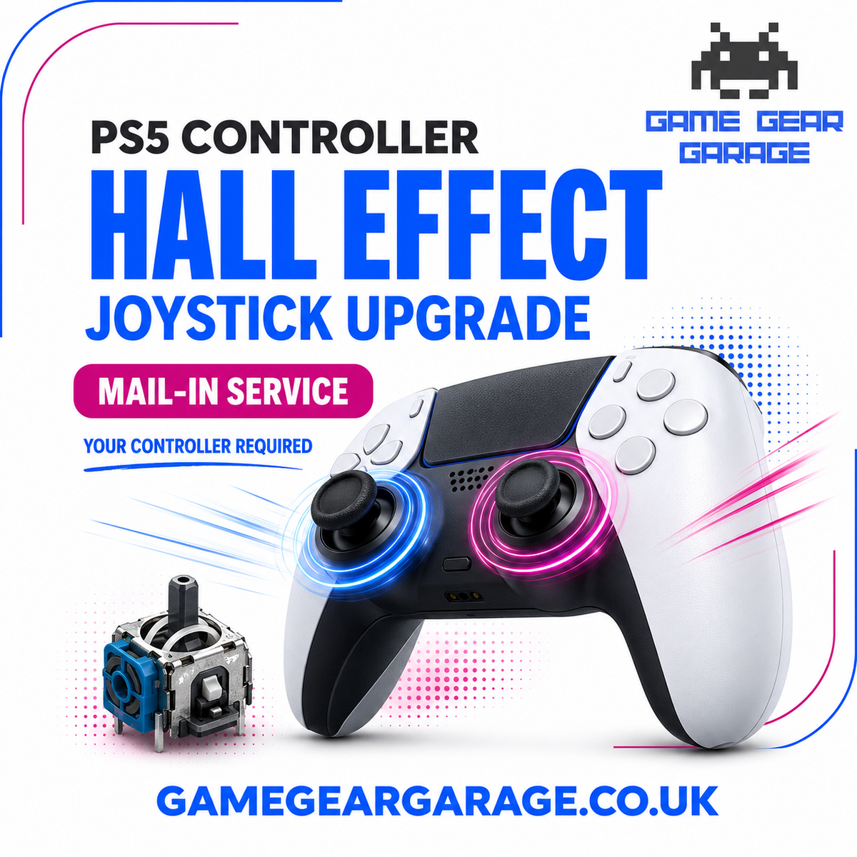 PS5 Hall Effect Stick Drift Repair
