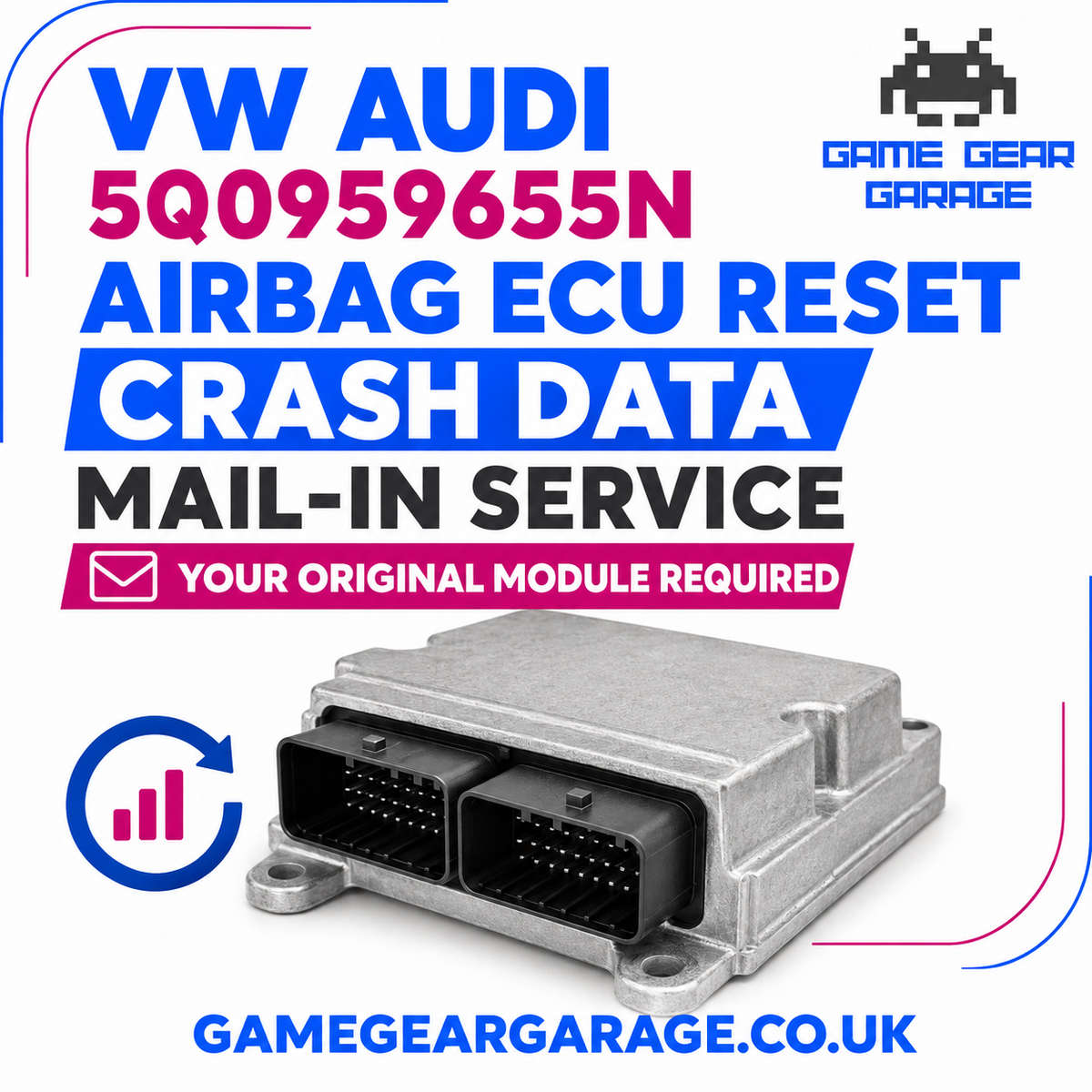 Crash Data Reset - VW & Audi 5Q0959655N Airbag ECU