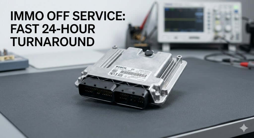 ME7.5 Immo Off Service for Bosch ECU with fast 24-hour turnaround