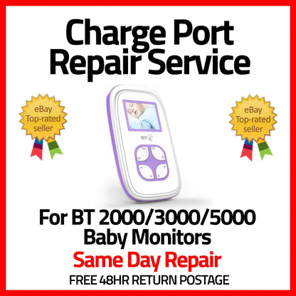 BT 2000/3000/5000 Baby Monitor Charge Port Replacement - Game Gear Garage