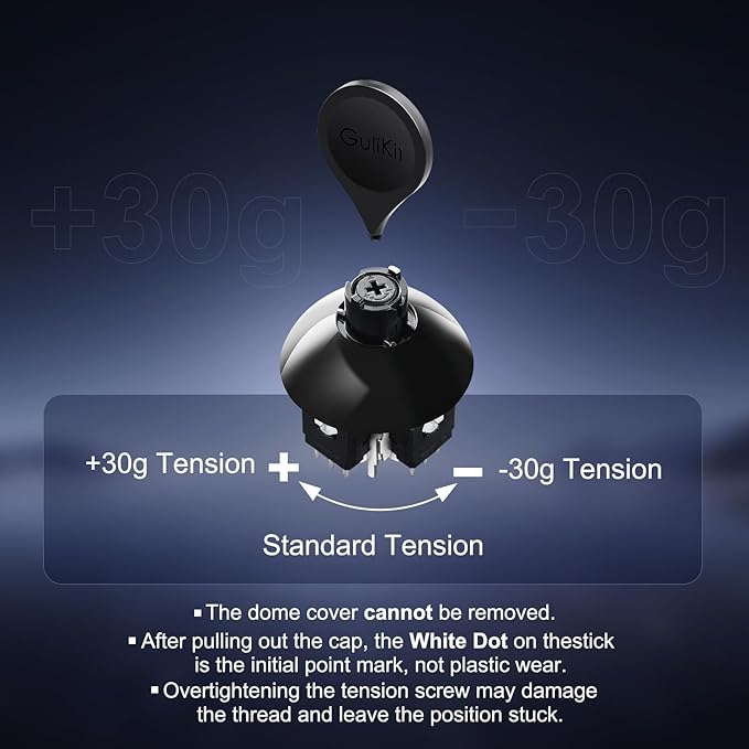 GuliKit TMR Joysticks For PS5 Controller, 720° Adjustable Tension - Game Gear Garage