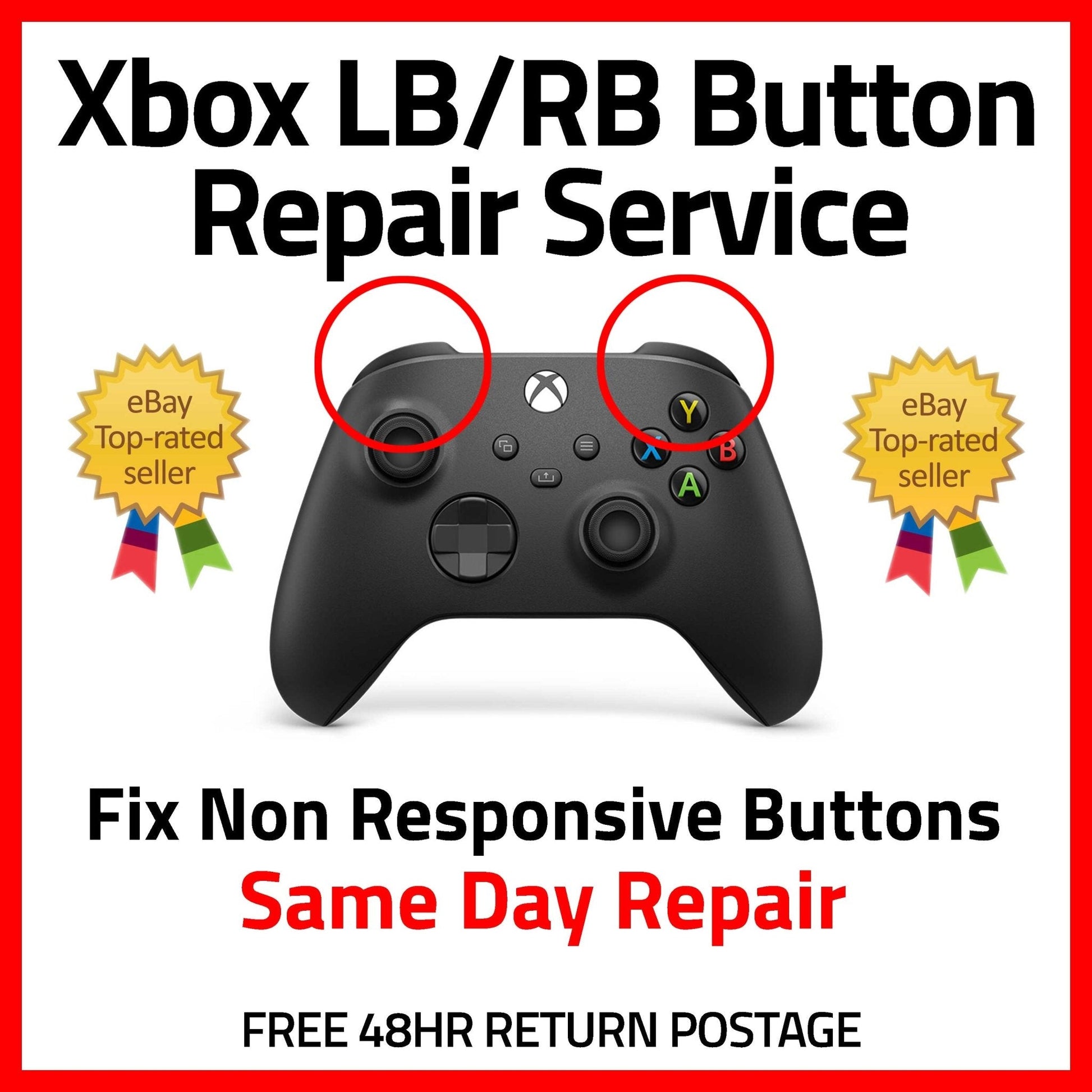 LB/RB Button Repair Xbox Series Controller - Game Gear Garage