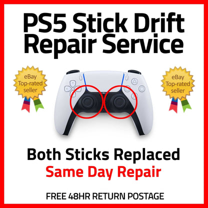 PS5 Controller - Stick Drift Repair - Game Gear Garage