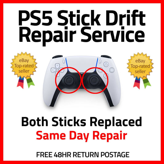 PS5 Controller - Stick Drift Repair - Game Gear Garage