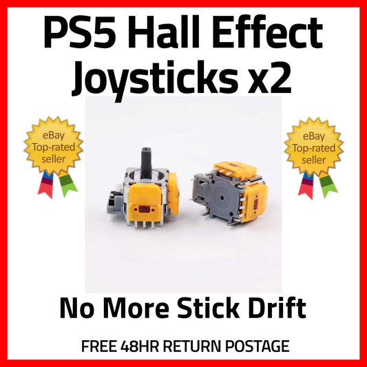 PS5 Hall Effect Joysticks x2 - Latest Version - Game Gear Garage