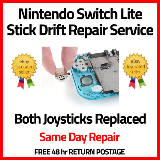 Switch Lite Stick Drift Repair Service - Game Gear Garage